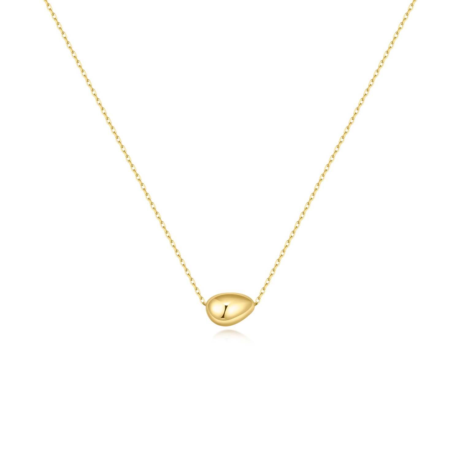  Wanderer - Schakelcolliers - Zilver / 14kt GP - 45cm